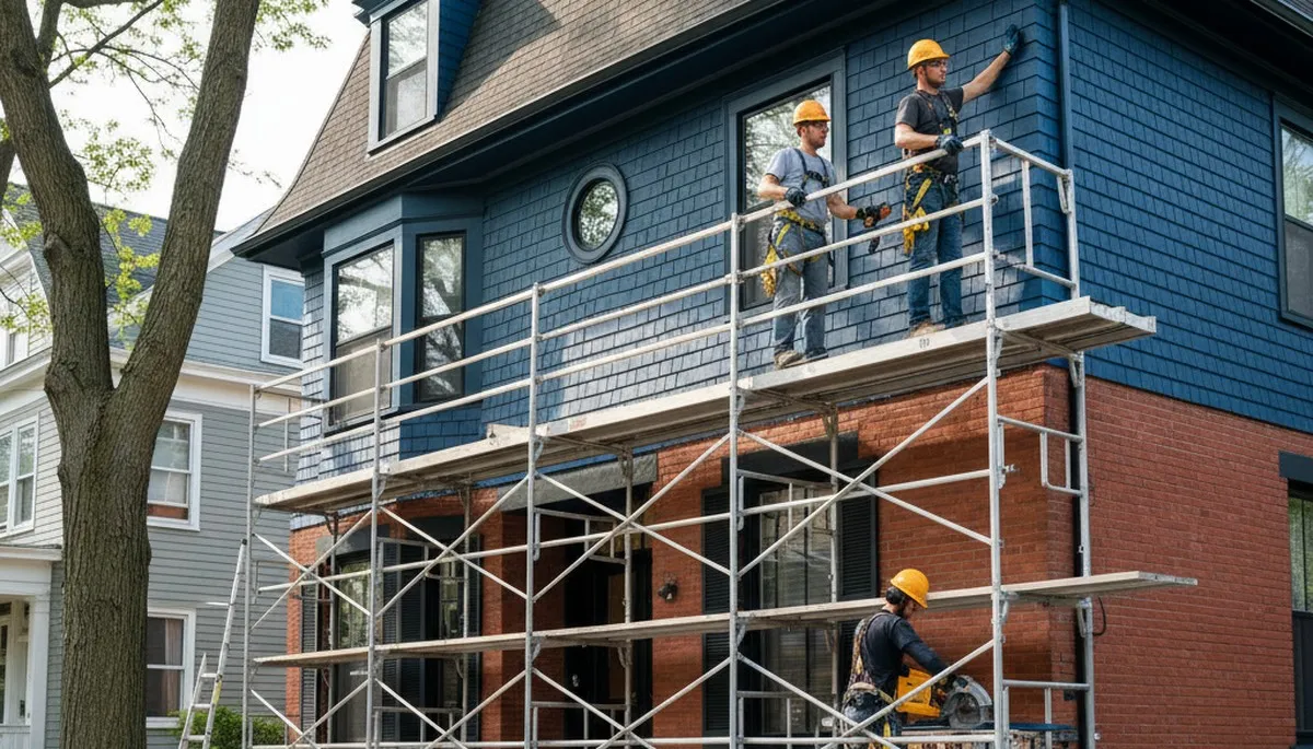 Vinyl siding service in Medford, MA for durable home exterior protection and curb appeal
